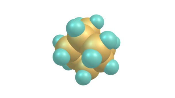 Rotación Vídeo Estructura Molecular Adamantano — Vídeo de stock