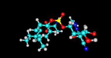 Remdesivir geniş spektrumlu antiviral bir ilaçtır, COVID-19 için spesifik bir tedavidir. 3d illüstrasyon
