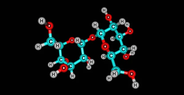 Trehalose Een Suiker Die Bestaat Uit Twee Moleculen Glucose Het — Stockfoto