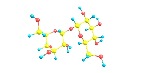 Trehalose Een Suiker Die Bestaat Uit Twee Moleculen Glucose Het — Stockfoto