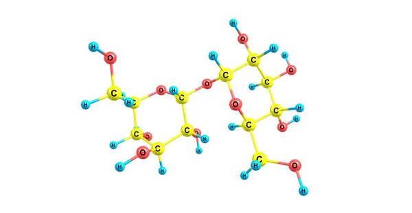 Trehalose Sugar Consisting Two Molecules Glucose Also Known Mycose Tremalose — Stock Photo, Image