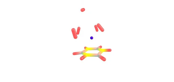 Borazina Con Catión Moléculas Hidrógeno Como Sistema Almacenamiento Hidrógeno Ilustración —  Fotos de Stock