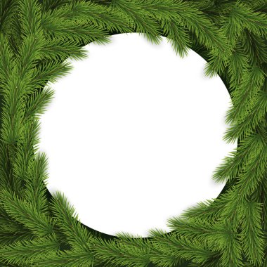 Dalları ile Noel ve yeni yıl tipografi arka plan.