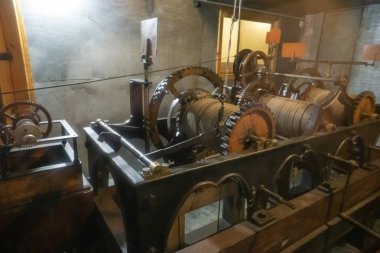 Eski Saat Kulesi içinde mekanizması.