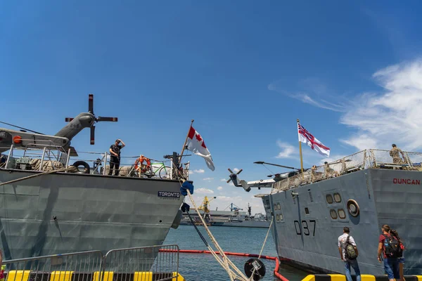 ウクライナのNATO軍艦。オデッサ港のNATO海軍。オデッサ。ウクライナ。201.07.07. — ストック写真