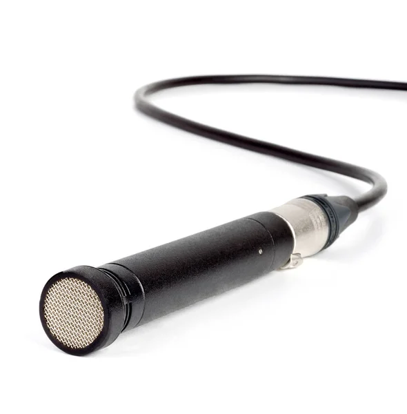 Dynamic Microphone Isolated White — Stock Photo, Image