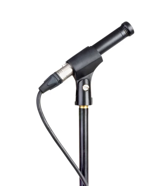 Dynamic Microphone White Background — Stock Photo, Image