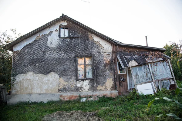 Oude Houten Huis Oekraïne — Stockfoto