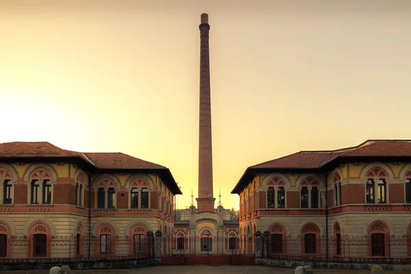 crespi d'adda tarihi endüstriyel şehir görüntüsü