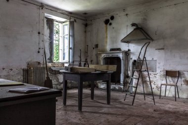 yaz veya bahar kırsal iç