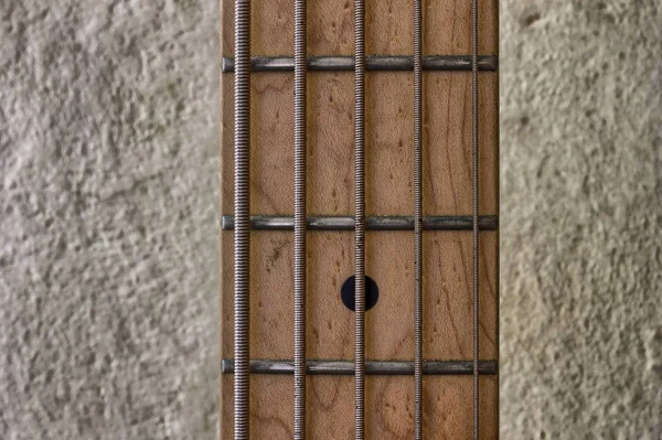 Close Bass Neck — Stock Photo, Image