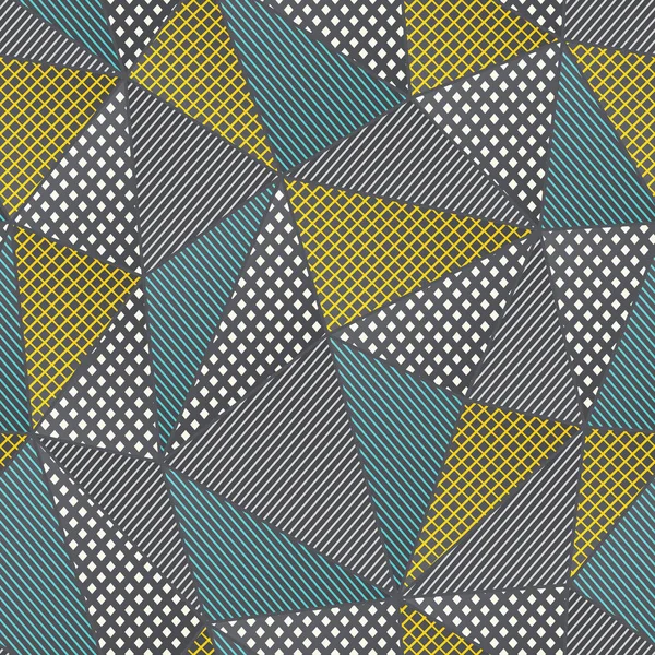 Modèle abstrait triangle sans couture — Image vectorielle