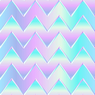 Pastel renk zikzak desen