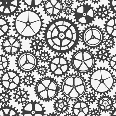 Tek renkli makine desen