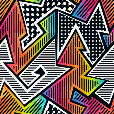 grafiti seamless modeli