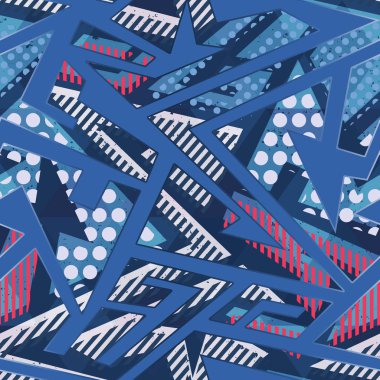 Soyut geometrik seamless modeli (vektör eps 10)