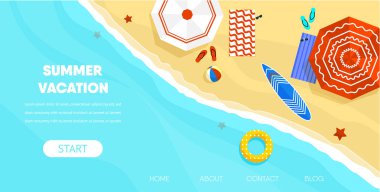 Şemsiye Topu Güneş Gözlüğü ile Top View Coast Beach