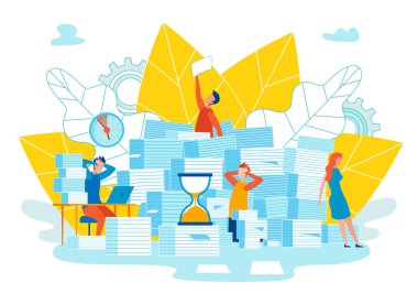 Anımsatıcılar Için İşlev Ayarlama Karikatür Vektör.