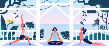 Kadın Spor Salonu ve Yoga Açık Hava Eğitimi