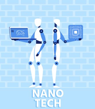 Nano Teknoloji ve Yapay Zeka Düz Banner
