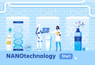 Tıbbi Araştırma ve Nanomalzeme oluşturma Banner