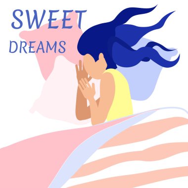 Sleepy Woman ile Sweet Dreams Banner Yazma