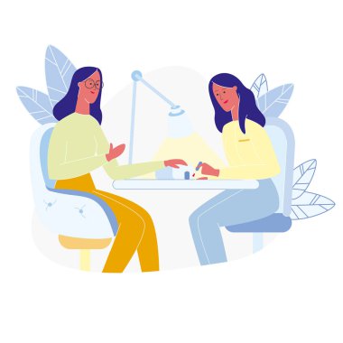 Çivi Ev Servisi karikatür vektör Illüstrasyon