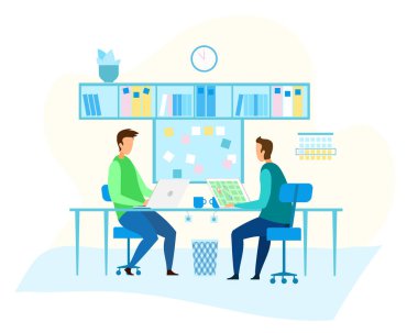 Modern GPS navigasyon geliştirme erkek programcı