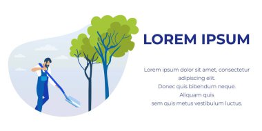 Bahçıvan Bahçe reklam banner çalışma