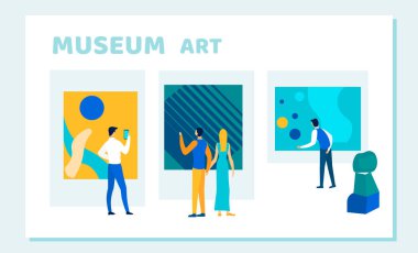 Yaratıcı Müze Sanat, Sanat Eserleri İzleyen İnsanlar