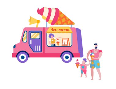 Baba ve Oğul Beach Stand ı Van'da Dondurmalı