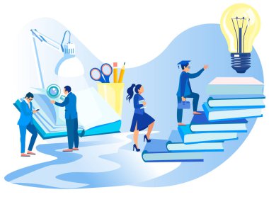 Kitap lı Grup İnsanlar. Çalışma ve Kendini Geliştirme