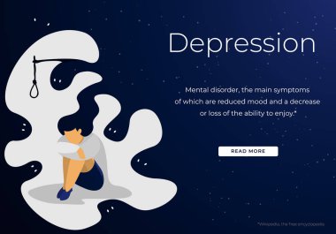 Endişeli Genç Kadın Depresyon Sorunu Suffering