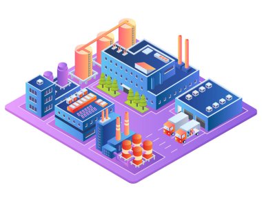 Fabrika, Akaryakıt Sanayi, Rafineri Tesis Binaları