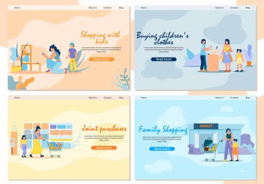 Çocuk ve Aile Alışverişi ile Banner Alışverişi.