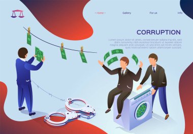 El İlanı Yolsuzluk, Kara Para Aklama Yazılı. 