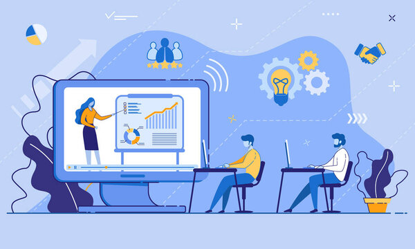 Онлайн-конференция для офисных работников
