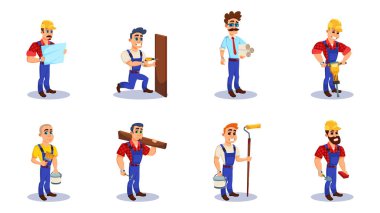 Mühendis, İnşaatçı ve Tamirci Olarak Çalışanlar.