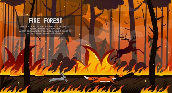 Incendio forestal imágenes de stock de arte vectorial | Depositphotos Incendio forestal imágenes de stock de arte vectorial | Depositphotos