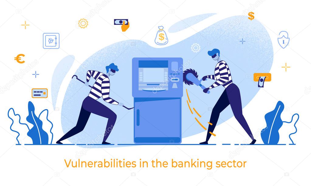 Cartoon Thieves Damage ATM Vulnerabilities in Bank
