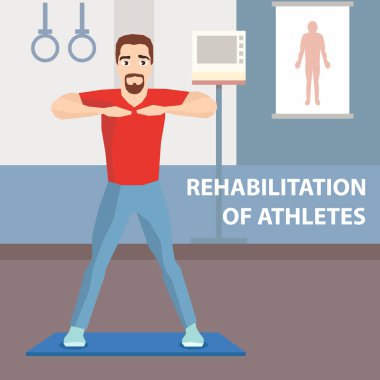 Atlet Fizyoterapötik Rehabilitasyon Reklamı