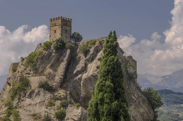 Roccascalegna Kalesi Kulesi — Stok fotoğraf