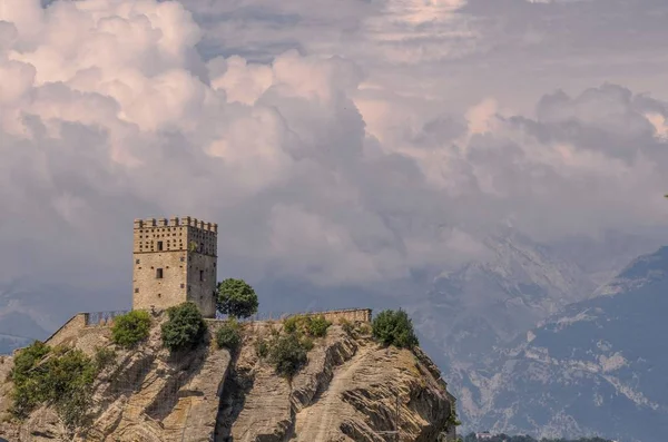 Roccascalegna Kalesi Kulesi — Stok fotoğraf