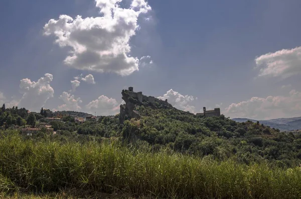 Vista Del Castillo Roccascalegna Abruzzo Italia —  Fotos de Stock