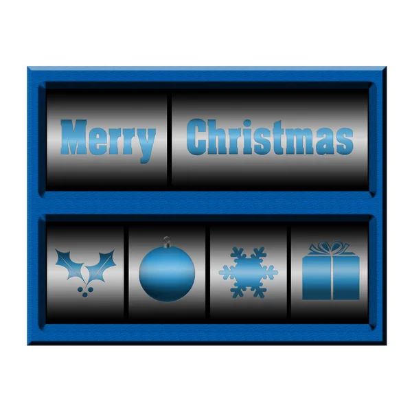 Christmas Reels Christmas Greetings — Stock Photo, Image