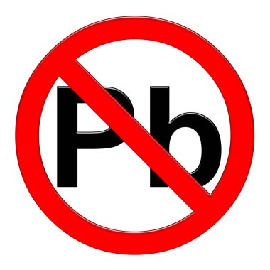 Kurşun ile Yasaklama sembolü - pb ücretsiz illüstrasyon simgesi