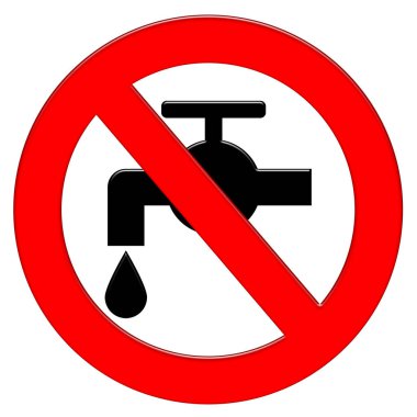 Dokunun resim simgesi ile yasaklama sembolü