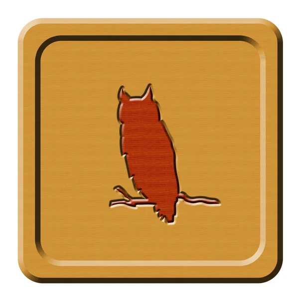 Square icon with an animal symbol