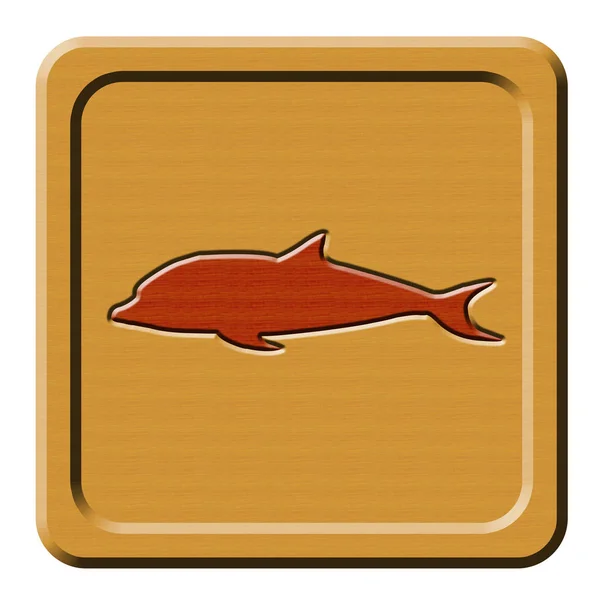 Square Icon Animal Symbol — Stock Photo, Image