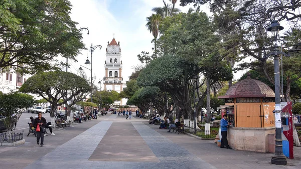 Catedral Metropolitana Sucre Plaza Mayo Sucre Bolivia — Foto de Stock